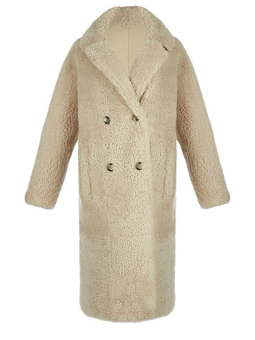 Beige Shearling Coat, 1