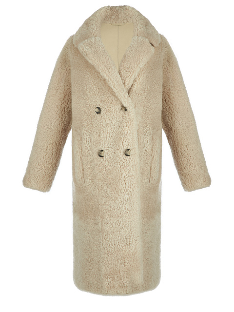 Beige Shearling Coat, 1