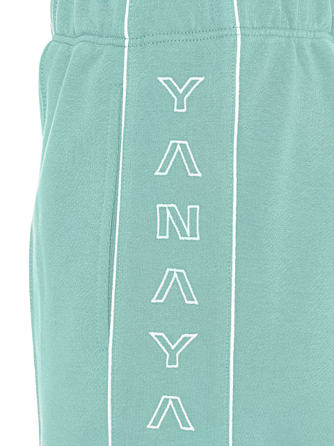 Mint suit with cropped sweatshirt and embroidery, 6
