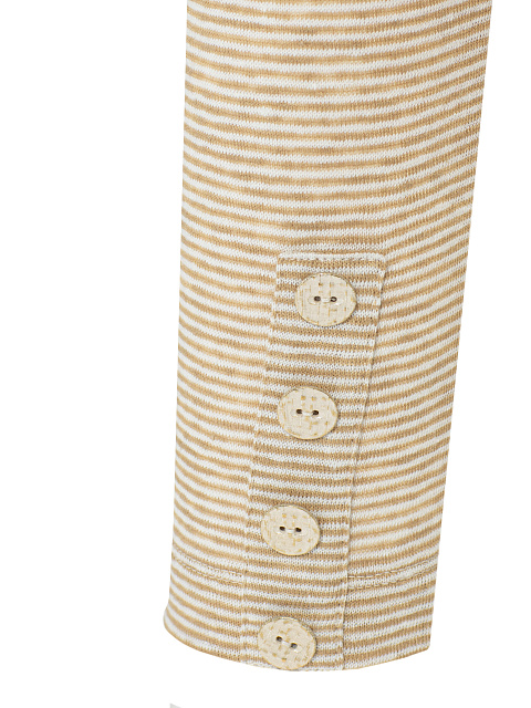 Yellow & White Striped Longsleeve T-shirt, 4