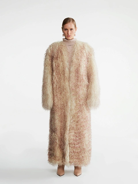 Long Lama Fur Coat, 2