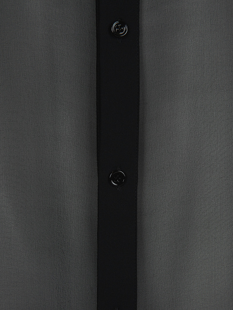 Black Sheer Shirt Dress, 3