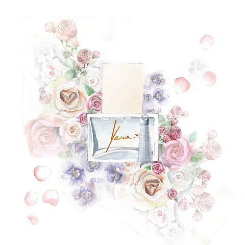 Fragrance Rose Cut 100 ml, 4 Fragrance Rose Cut 100 ml, 4
