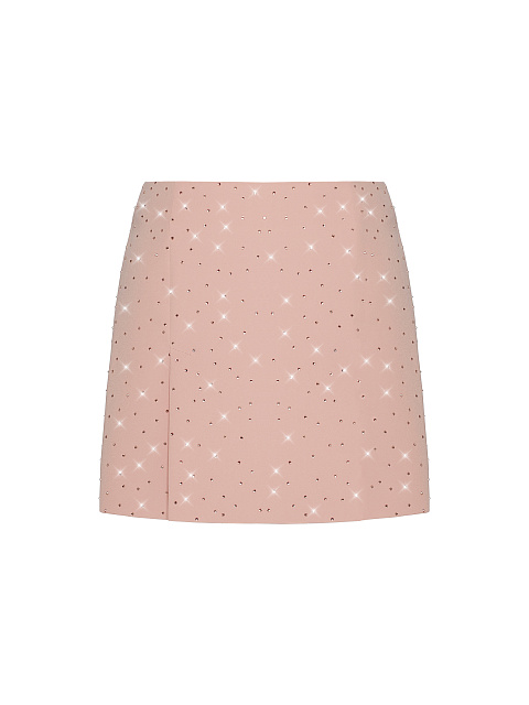 Pink Rhinestone Skirt Suit, 7