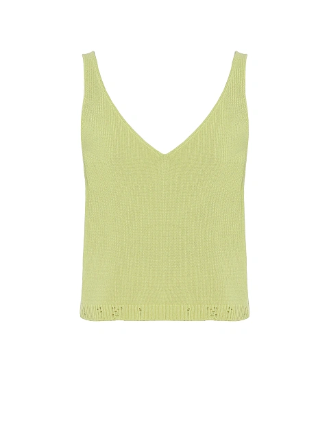 Lime Green Knitted Cardigan, Top & Pants Set, 4