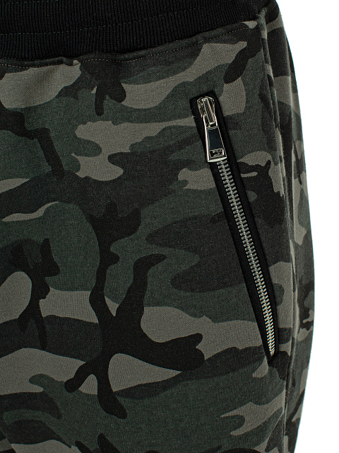 Black Camouflage Jersey Suit, 5