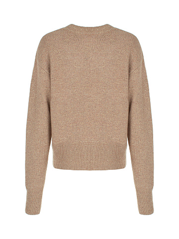 Rose Beige Lurex & Sequins Jumper, 2