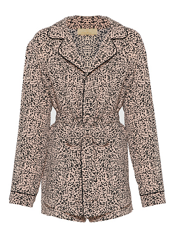 Pink Leopard Pajama Set, 2