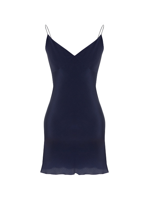 Blue chiffon midi dress, 3