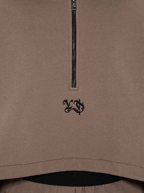 Brown Cargo Pants Jersey Suit, 5