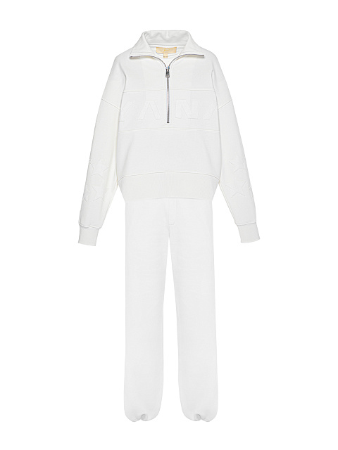 White "YANA" Patch Tracksuit, 2