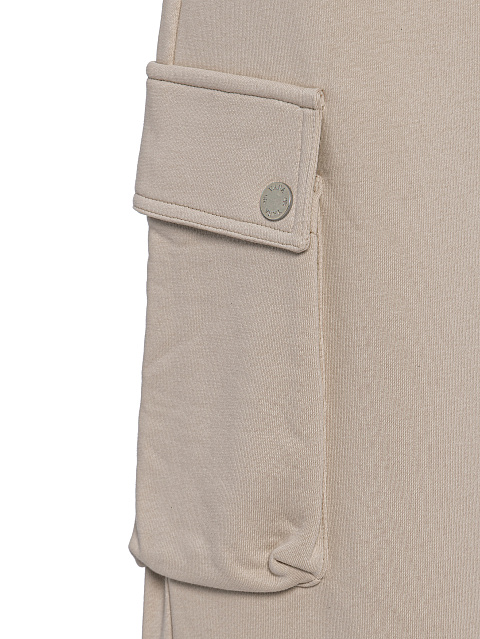 Taupe Jersey Cargo Pants Suit, 6